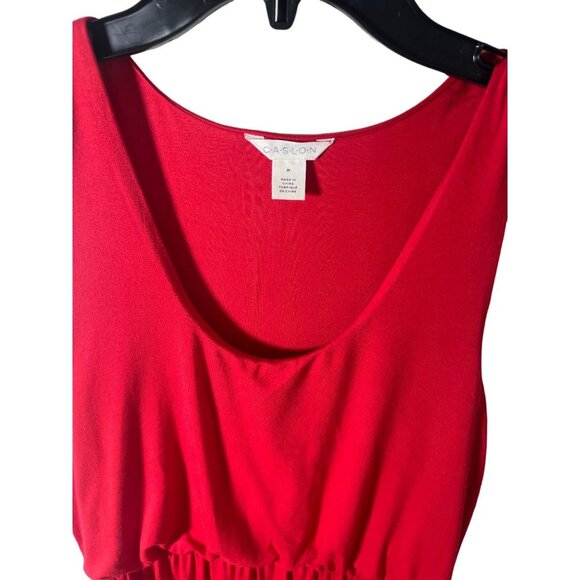 Caslon Womens Maxi Dress Size M in Red - Picture 4 of 5